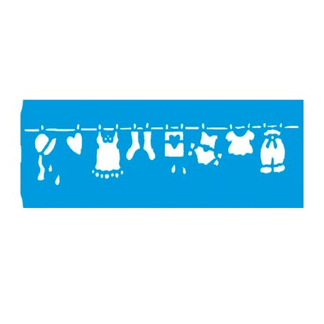 STENCILL ROPA COLGADA