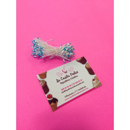 PISTILOS BLANCO-AZUL