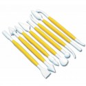SET 8 ESTECAS PVC PARA MODELAR