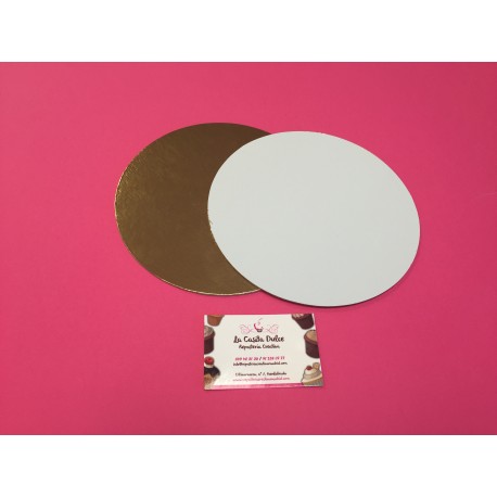 DISCO RIGIDO 27 CM ORO/BLANCO