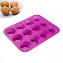 MOLDE SILICONA 12 MAGDALENAS