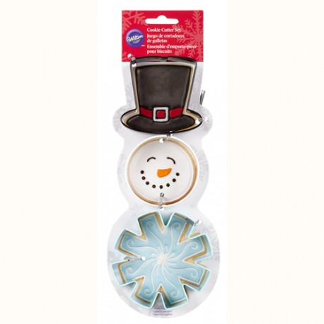 SET MUÑECO DE NIEVE Y COPO W