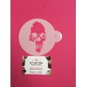 STENCIL CALAVERA PERFIL 11.5 CM