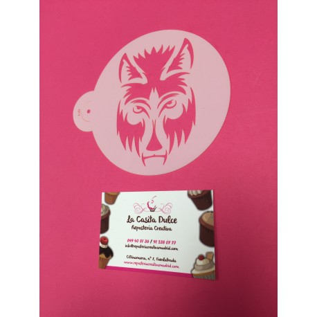 STENCIL HOMBRE LOBO