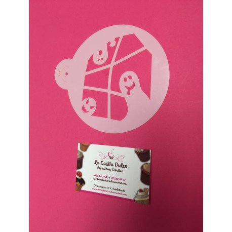 STENCIL FANTASMAS VENTANA