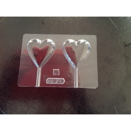 PIRULETAS CORAZON LISAS