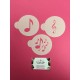 SET 3 STENCIL MUSICALES