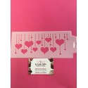 STENCIL CENEFA CORAZONES COLGADOS