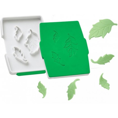 JUEGO PARA CORTAR E IMPRIMIR HOJAS FONDANT WILTON