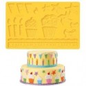 MOLDE SILICONA PLACA CUPCAKES FIESTA