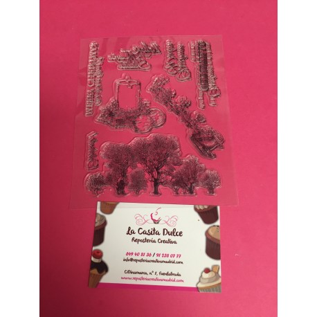 SET SELLOS SILICONA NAVIDAD