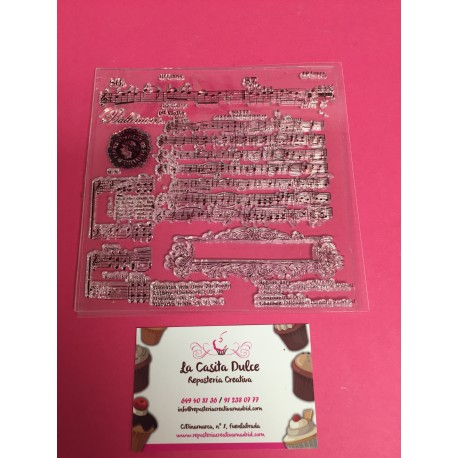 SET SELLOS SILICONA MUSICA