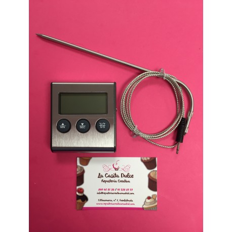 TERMOMETRO DE COCINA DIGITAL CON SONDA METAL