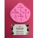 MOLDE SILICONA 4 CRUCES