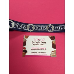 CINTA TOUS AZUL PLATA