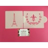SET 2 STENCIL PARIS Y FLOR DE LIS