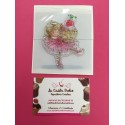 SELLO SILICONA BAILARINA CON CUPCAKE