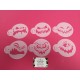 SET STENCIL CARAS HALLOWEEN