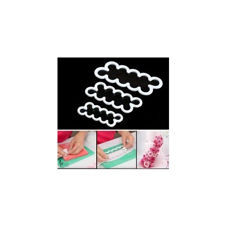 SET 3 CORTADORES ROSA EASY