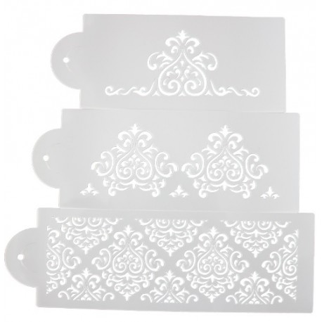 SET 3 STENCIL ROMANCE