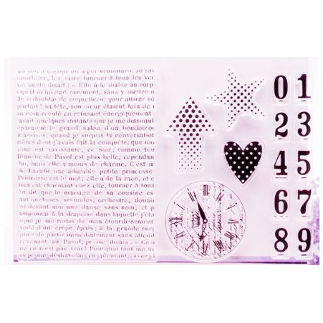 SELLO LETRAS NUMEROS Y TIEMPO