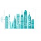 STENCIL SKYLINE VECTOR