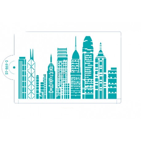 STENCIL SKYLINE VECTOR