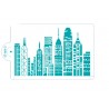 STENCIL SKYLINE VECTOR