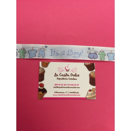 CINTA IT'S A BOY ROPA