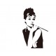 STENCIL AUDREY HEPBURN