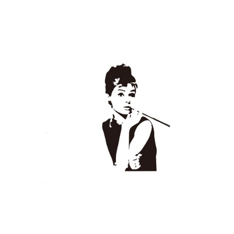 STENCIL AUDREY HEPBURN