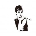 STENCIL AUDREY HEPBURN