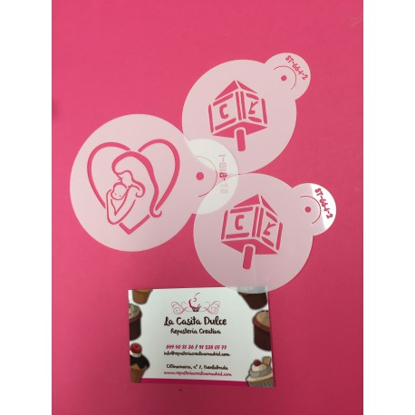 SET 2 STENCIL MAMA 