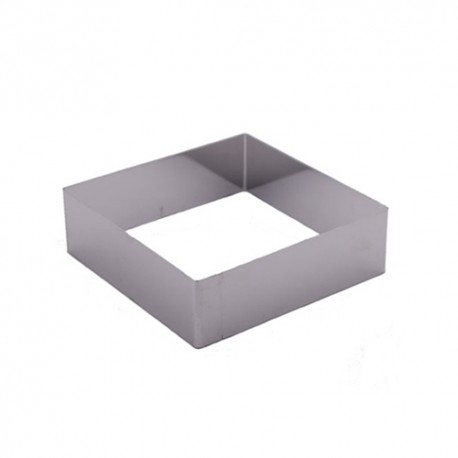 CUADRADO ACERO INOXIDABLE 14X14X4.5 CM