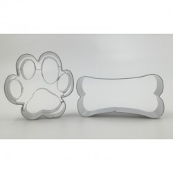 SET 2 CORTADORES HUELLA Y HUESO