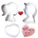 SET 3 CORTADORES SILUETAS Y CORAZON