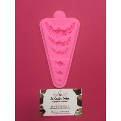 6 CENEFAS FLORECITAS