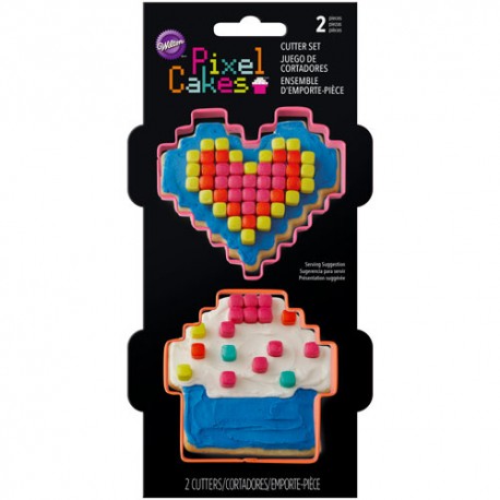 SET 2 CORTADORES PIXEL WILTON