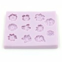 MOLDE SILICONA 11 FLORES