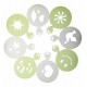 SET 8 STENCILS CAPUCCINO KC