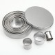 SET 12 CORTADORES REDONDOS METAL
