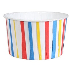 BAKING CUP COLOURED 24 RAYAS COLORES