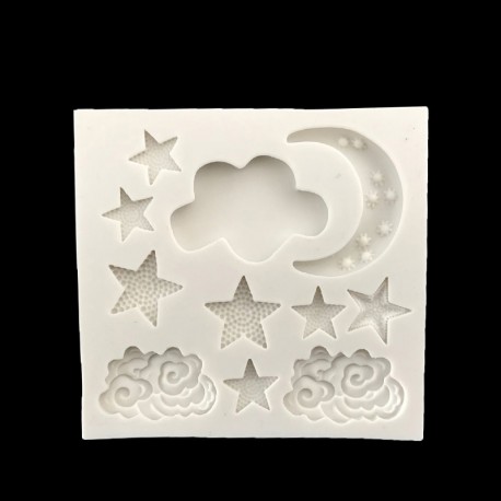 NUBES ESTRELLAS Y LUNA