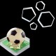 SET 4 CORTADORES PARA BALON DE FUTBOL