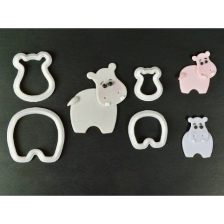 SET 4 CORTADORES HIPOPOTAMO