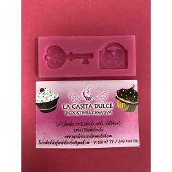 MOLDE CANDADO Y LLAVE LUCKY