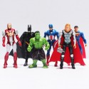 SET 6 FIGURAS PVC SUPERHEROES
