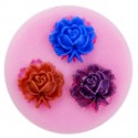 MOLDE 3 ROSAS PEQ