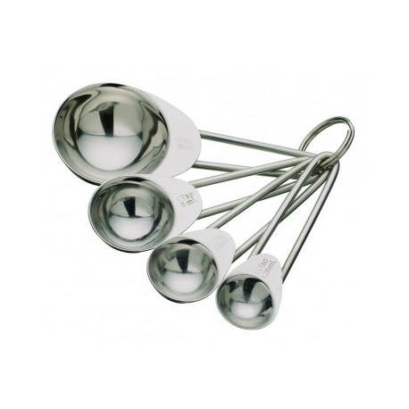 SET 4 CUCHARAS MEDIDORAS METAL KC