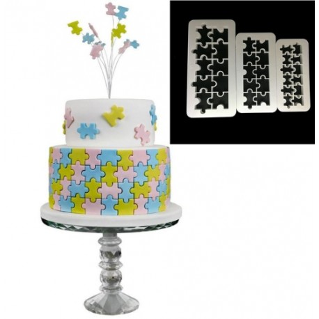 SET 3 CORTADORES Y MARCADORES PUZZLE